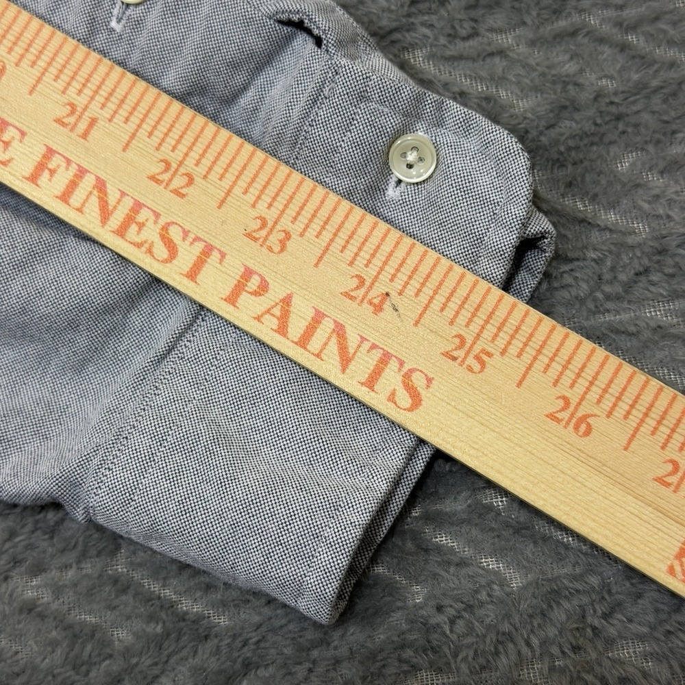 Vtg Polo Ralph Lauren Chambray Shirt Mens XL Blue Classic Fit Pony Collegiate - Picture 13 of 15
